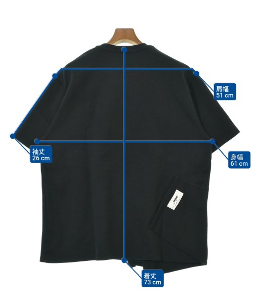 ADER error（アーダーエラー）Tシャツ・カットソー 黒 サイズ:F メンズ/2200662536192