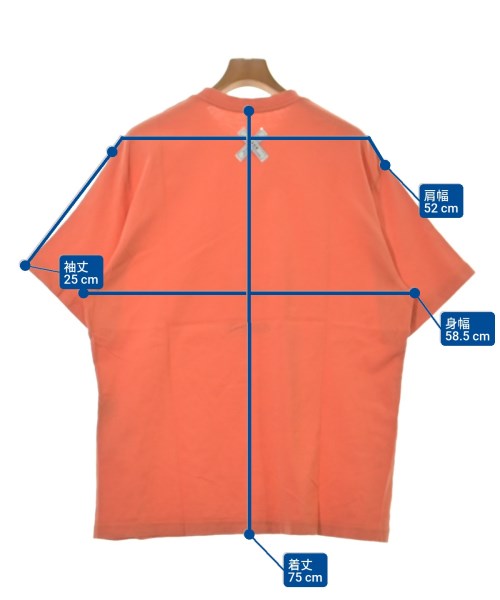 ADER error（アーダーエラー）Tシャツ・カットソー オレンジ サイズ:A3(L位) メンズ/2200662536215