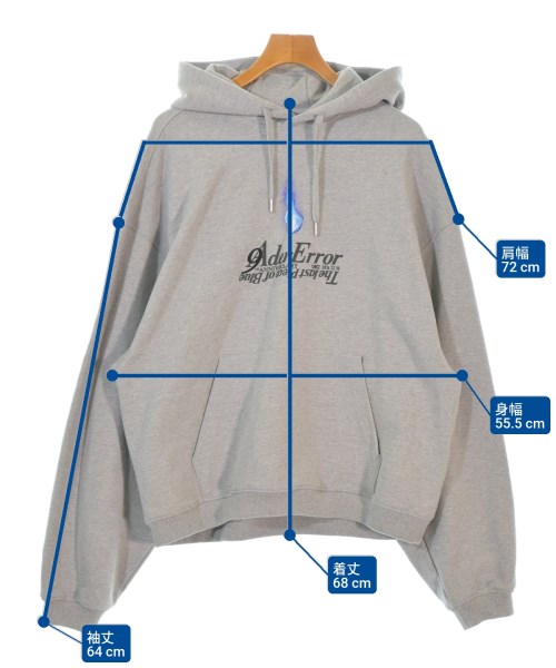 ADER error（アーダーエラー）パーカー グレー サイズ:L メンズ/2200667669321