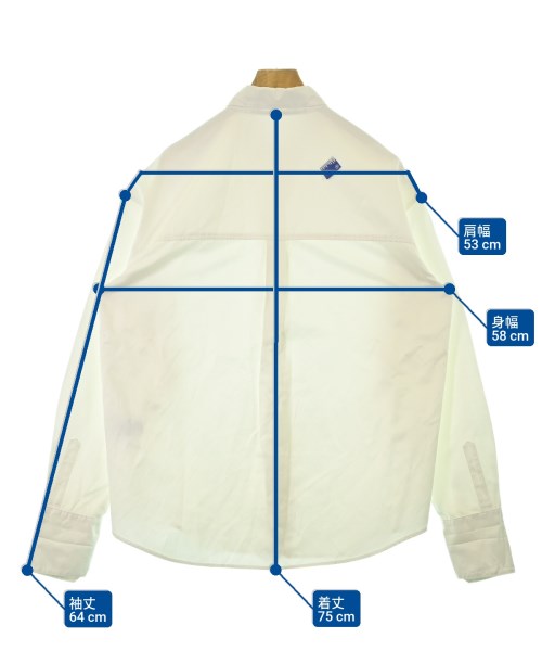 ADER error（アーダーエラー）カジュアルシャツ 白 サイズ:3(L位) メンズ/2200670581016