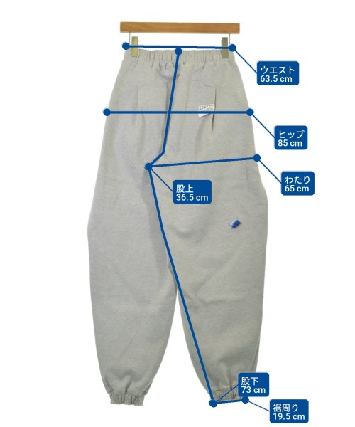 ADER error（アーダーエラー）スウェットパンツ グレー サイズ:S レディース/2200737034028