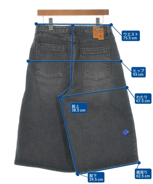 ADER error（アーダーエラー）デニムパンツ 黒 サイズ:S メンズ/2200719834080