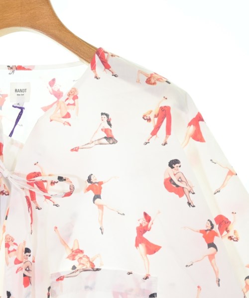 RANDT（アールアンドティー）カジュアルシャツ 白 サイズ:L メンズ/2200628611192