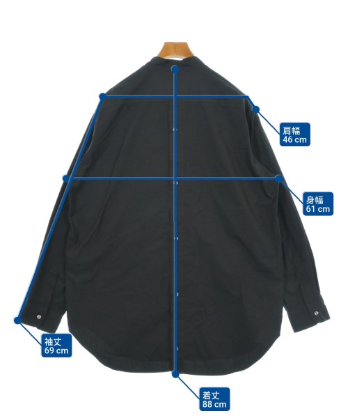 RANDT（アールアンドティー）カジュアルシャツ 黒 サイズ:L メンズ/2200632325061