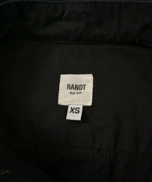 RANDT（アールアンドティー）カジュアルシャツ 黒 サイズ:XS メンズ/2200666541246