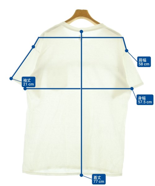 RANDT（アールアンドティー）Tシャツ・カットソー 白 サイズ:M メンズ/2200682151306