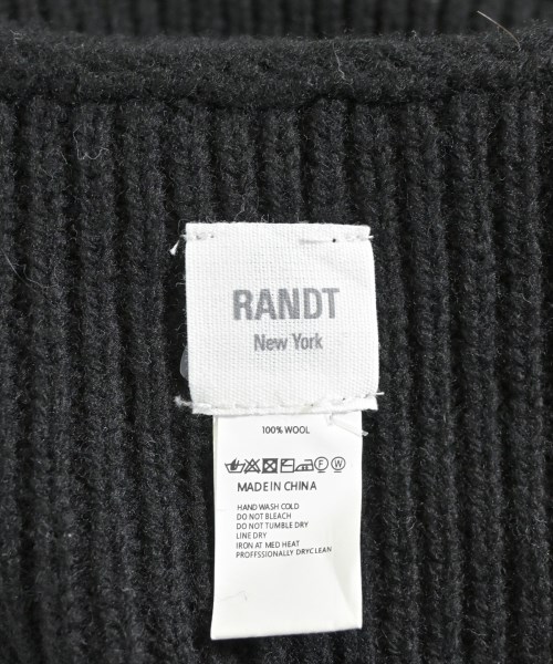 RANDT（アールアンドティー）ニット・セーター 黒 サイズ:-(XS位) メンズ/2200687113040