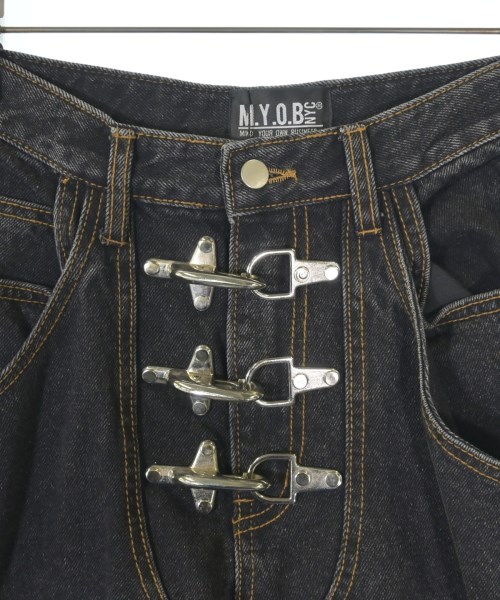 M.Y.O.B NYC（エムワイオービーエヌワイシー）デニムパンツ 黒 サイズ:F レディース/2200618318025