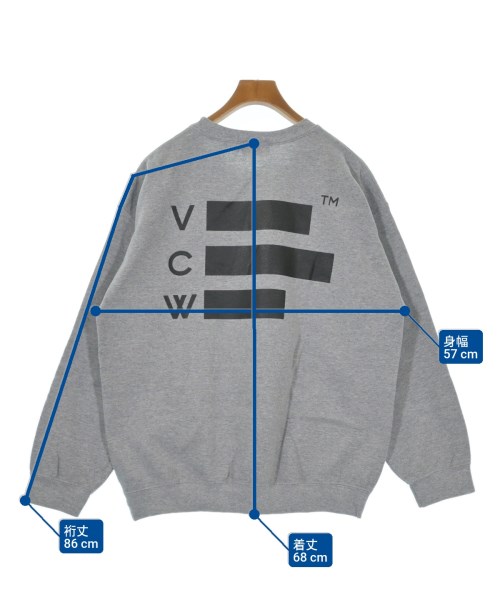VLANK CONCEPT WEAR（ブランクコンセプトウェア）スウェット グレー サイズ:M メンズ/2200642279132
