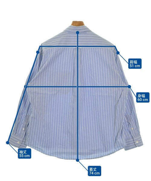 DE BONNE FACTURE（デボンファクチャー）カジュアルシャツ 青 サイズ:M メンズ/2200658759079