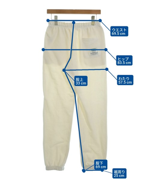 DISCUS ATHLETIC（ディスカスアスレティック）スウェットパンツ 白 サイズ:M メンズ/2200620387101