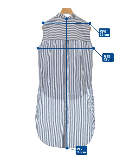 THE KEIJI（ザ　ケイジ）カジュアルシャツ 紺 サイズ:0(XS位) レディース/2200618777136