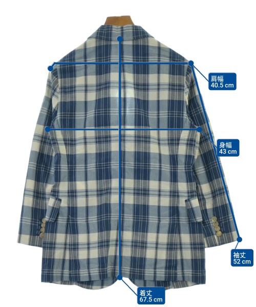 RALPH LAUREN PURPLE LABEL（ラルフローレンパープルレーベル）テーラードジャケット 紺 サイズ:0(XS位) メンズ/2200632320066