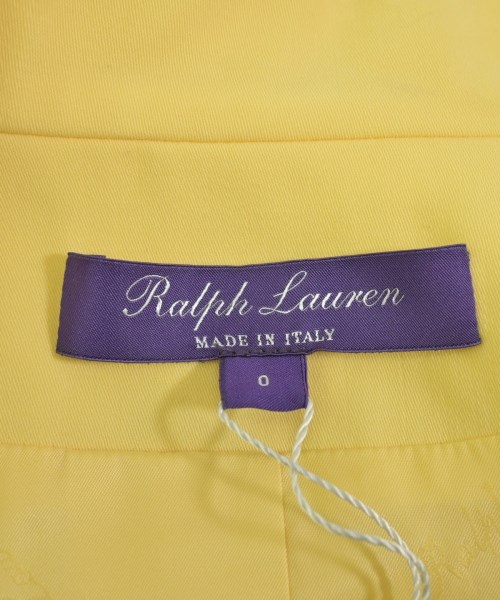 RALPH LAUREN PURPLE LABEL（ラルフローレンパープルレーベル）テーラードジャケット 黄 サイズ:0(XS位) レディース/2200632320585