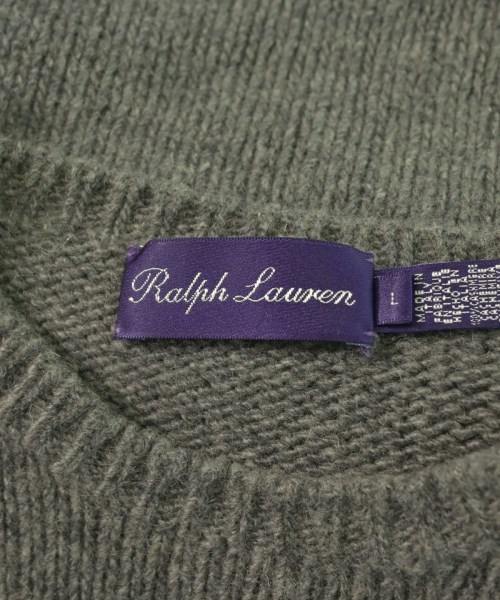 RALPH LAUREN PURPLE LABEL（ラルフローレンパープルレーベル）ニット・セーター グレー サイズ:L メンズ/2200639942025