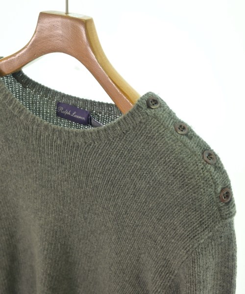 RALPH LAUREN PURPLE LABEL（ラルフローレンパープルレーベル）ニット・セーター グレー サイズ:L メンズ/2200639942025