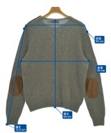 RALPH LAUREN PURPLE LABEL（ラルフローレンパープルレーベル）ニット・セーター グレー サイズ:L メンズ/2200639942025