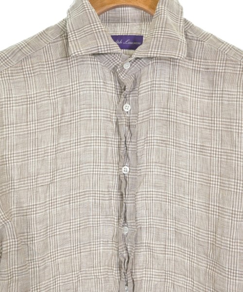 RALPH LAUREN PURPLE LABEL（ラルフローレンパープルレーベル）カジュアルシャツ 茶 サイズ:S メンズ/2200641306181