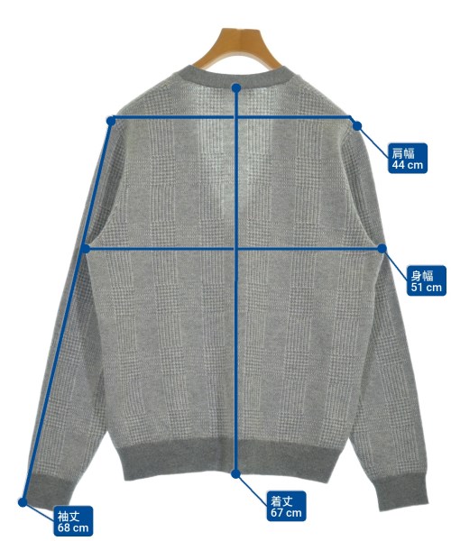 RALPH LAUREN PURPLE LABEL（ラルフローレンパープルレーベル）カーディガン グレー サイズ:L メンズ/2200618705023