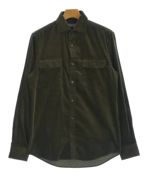 RALPH LAUREN PURPLE LABEL(ラルフローレンパープルレーベル)カジュアルシャツ カーキ サイズ:S/2200688601034