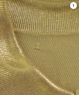 RALPH LAUREN PURPLE LABEL（ラルフローレンパープルレーベル）ポロシャツ ゴールド サイズ:-(L位) レディース/2200647869086