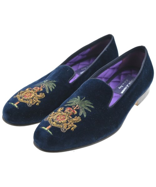 RALPH LAUREN PURPLE LABEL(ラルフローレンパープルレーベル)ビジネス・ドレスシューズ 紺 サイズ:UK8(26.5cm位)/2200652169249