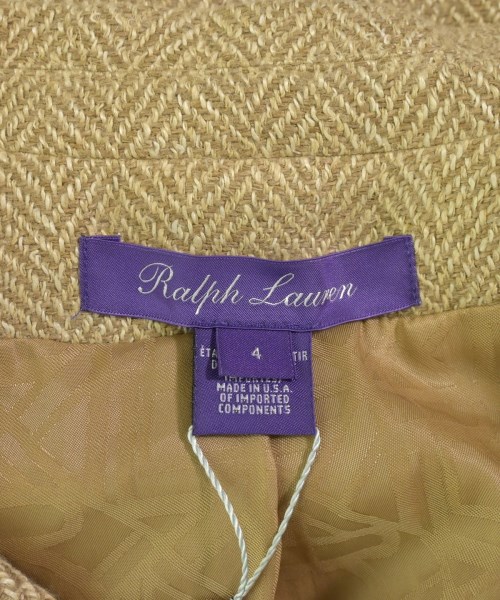 RALPH LAUREN PURPLE LABEL（ラルフローレンパープルレーベル）カジュアルジャケット ベージュ サイズ:4(XL位) レディース/2200706760033