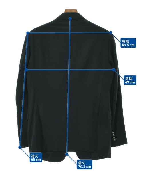 RALPH LAUREN PURPLE LABEL（ラルフローレンパープルレーベル）テーラードジャケット 黒 サイズ:40(L位) メンズ/2200663306046