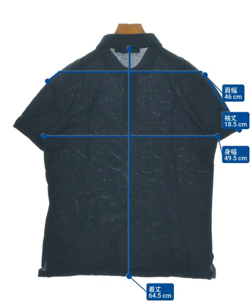 RALPH LAUREN PURPLE LABEL（ラルフローレンパープルレーベル）ポロシャツ 紺 サイズ:M メンズ/2200665768040