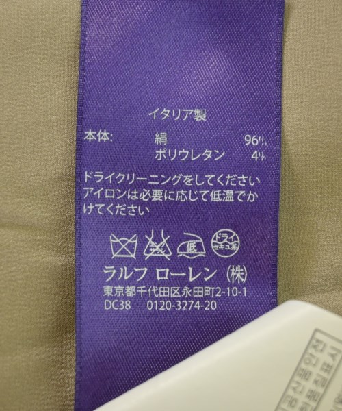RALPH LAUREN PURPLE LABEL（ラルフローレンパープルレーベル）カジュアルシャツ ベージュ サイズ:0(XS位) レディース/2200718952167