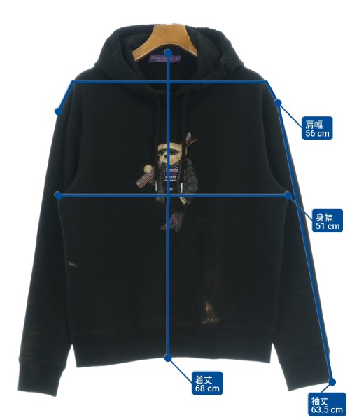 RALPH LAUREN PURPLE LABEL（ラルフローレンパープルレーベル）パーカー 黒 サイズ:M メンズ/2200734455048