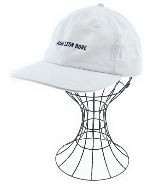 AIME LEON DORE(エメレオンドレ)キャップ 白 サイズ:-/2200698529021