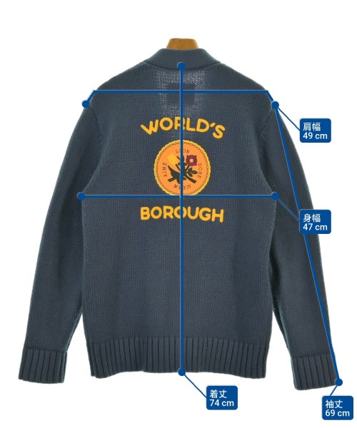 AIME LEON DORE（エメレオンドレ）カーディガン 青 サイズ:L メンズ/2200636444072