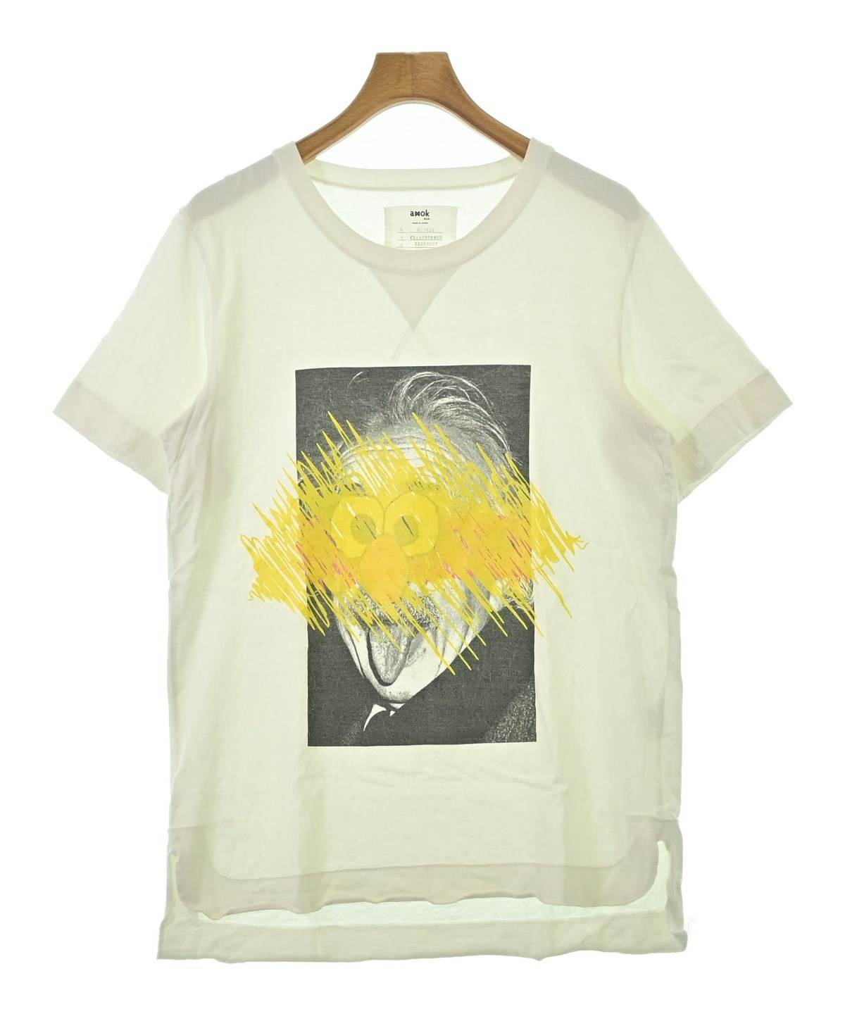 amok（アモック）Tシャツ・カットソー 白 サイズ:M メンズ 