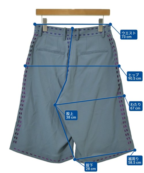 amok（アモック）ショートパンツ 青 サイズ:S メンズ/2200678914205