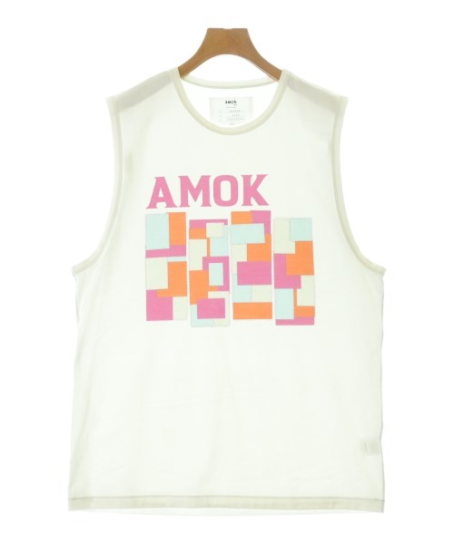 amok(アモック)ノースリーブ 白 サイズ:F/2200695885083