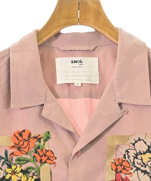 amok（アモック）カジュアルシャツ ピンク サイズ:M メンズ/2200665901102