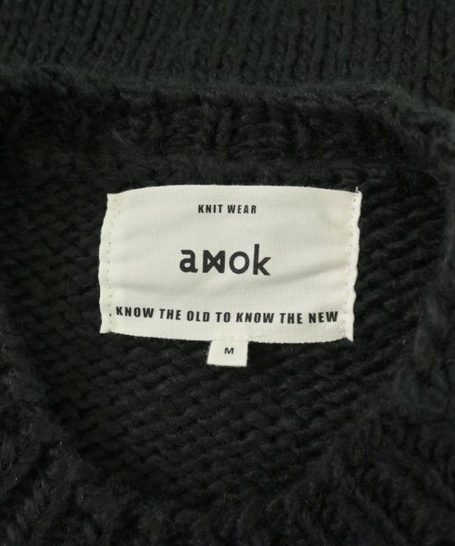 amok（アモック）ニット・セーター 黒 サイズ:M メンズ/2200722088012