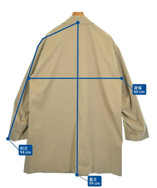 WEWILL（ウィーウィル）ステンカラーコート ベージュ サイズ:3(L位) メンズ/2200641328022