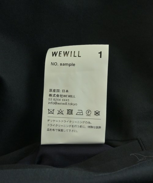 WEWILL（ウィーウィル）トレンチコート 紺 サイズ:1(S位) メンズ/2200628287045