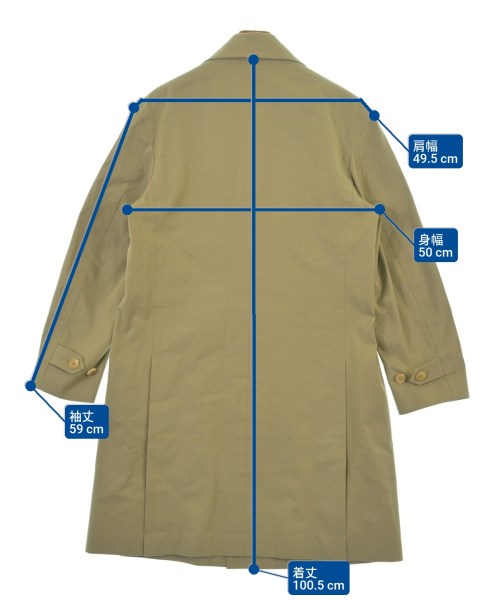 WEWILL（ウィーウィル）ステンカラーコート カーキ サイズ:1(S位) メンズ/2200628287076