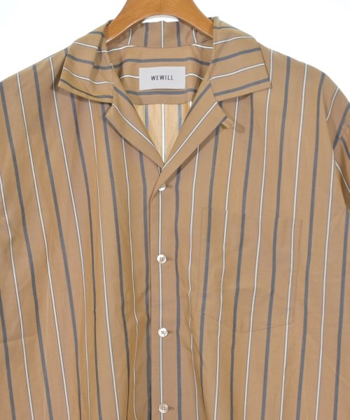 WEWILL（ウィーウィル）カジュアルシャツ ベージュ サイズ:2(M位) メンズ/2200628510082