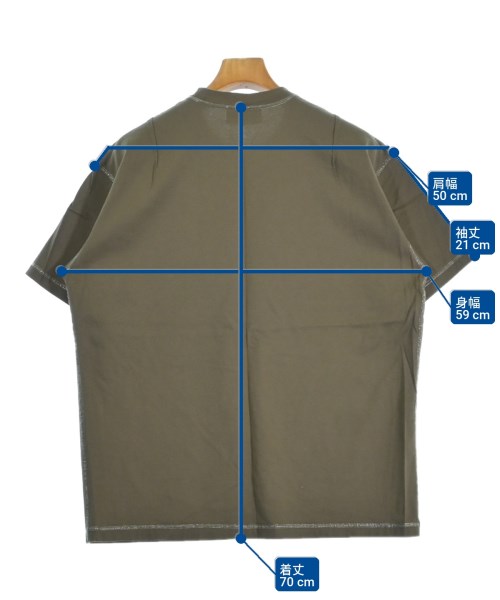 WEWILL（ウィーウィル）Tシャツ・カットソー カーキ サイズ:-(XL位) メンズ/2200710879394