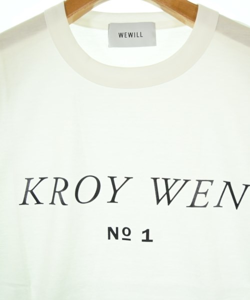 WEWILL（ウィーウィル）Tシャツ・カットソー 白 サイズ:1(S位) メンズ/2200710879479