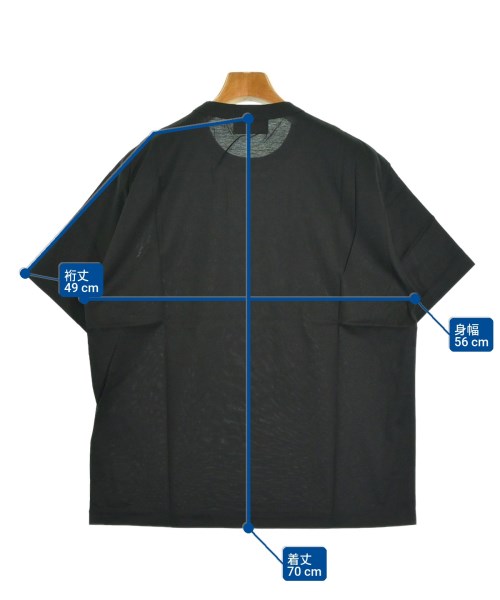 WEWILL（ウィーウィル）Tシャツ・カットソー 黒 サイズ:1(S位) メンズ/2200710879493