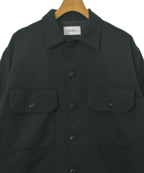 WEWILL（ウィーウィル）カジュアルシャツ 黒 サイズ:3(L位) メンズ/2200653972015