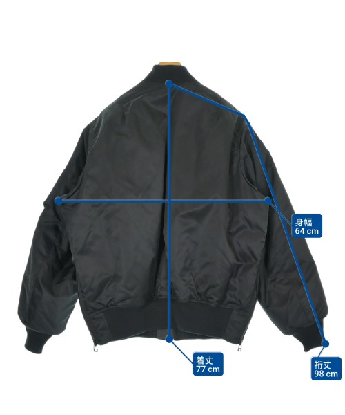 WEWILL（ウィーウィル）ミリタリーブルゾン 黒 サイズ:F メンズ/2200661565018