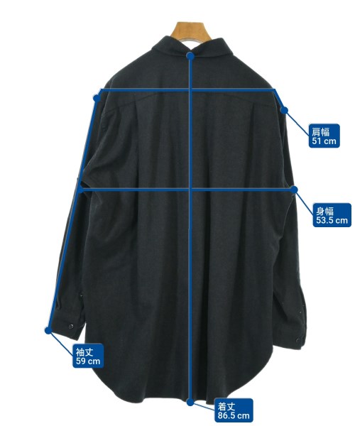 WEWILL（ウィーウィル）カジュアルシャツ グレー サイズ:-(XL位) メンズ/2200661565087