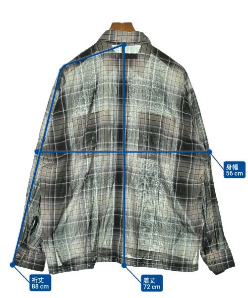 5525gallery（ゴーゴーニーゴーギャラリー）カジュアルシャツ グレー サイズ:M メンズ/2200627894053