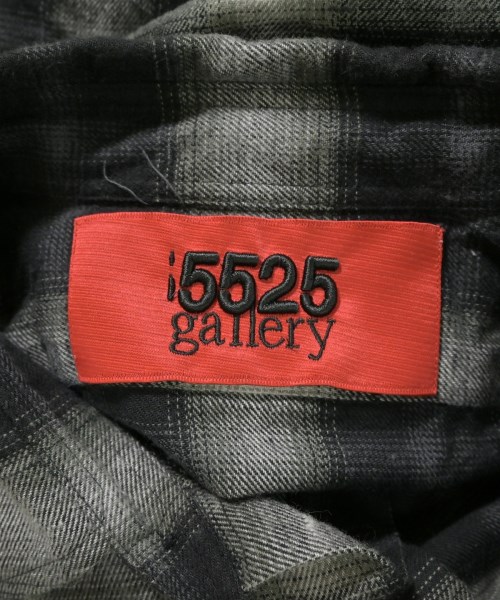 5525gallery（ゴーゴーニーゴーギャラリー）カジュアルシャツ 黒 サイズ:L/XL メンズ/2200726176111